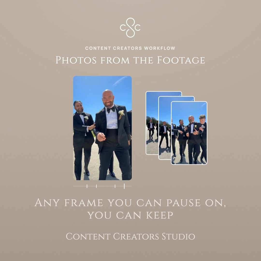 Content creators love capturing photos from video clips and in Content Creators Studio it's as easy as pressing the C key. All photos perfectly bundled with all your clips. Done!
As an event content creator don't make your job more difficult than it needs to be. Capture all your footage from iPhone to Mac and deliver quickly and efficiently. — posted 23 August 2026